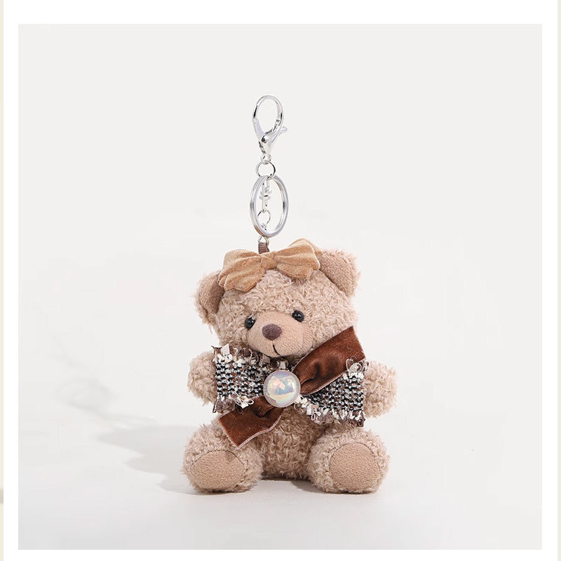 Teddy Bear Bag Charm Keychain Urban Haloo