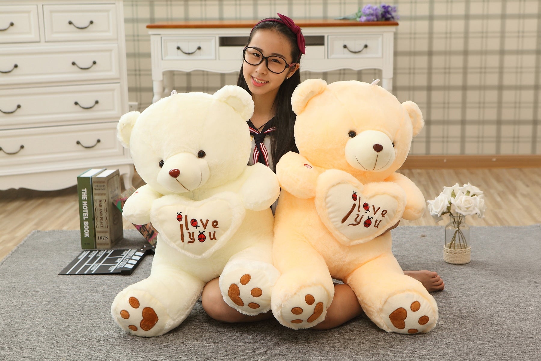 I Love You Teddy Bear - Soft Plush Gift toys/ urban haloo Urban Haloo