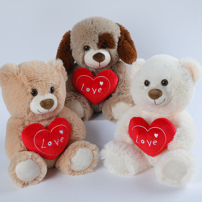 Cute Heart-Hugging Teddy Bear - Soft Plush Toy Doll | Urban Haloo" (includes primary keywords and brand) Urban Haloo