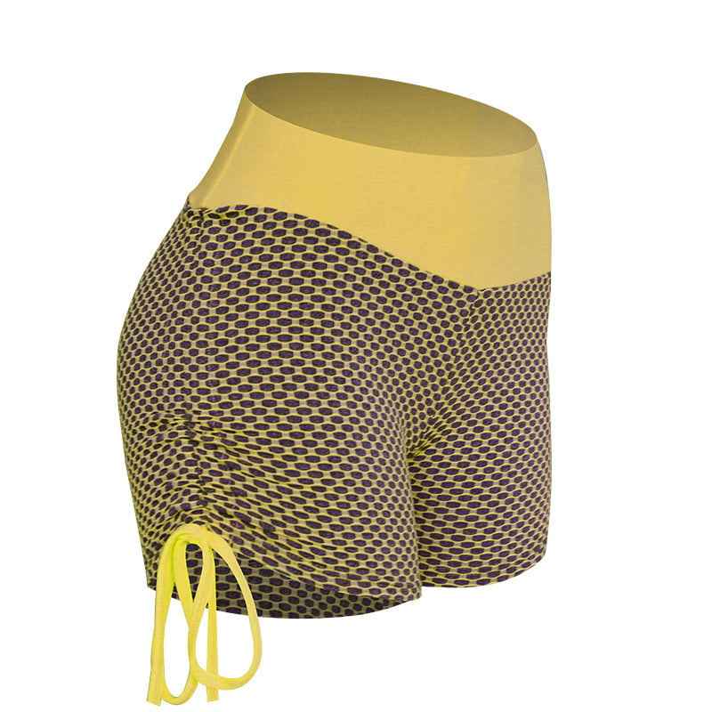 Stylish Ladies Mesh Honeycomb Yoga Shorts