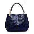 Women Crocodile Pattern Handbag and Shoulder Bag