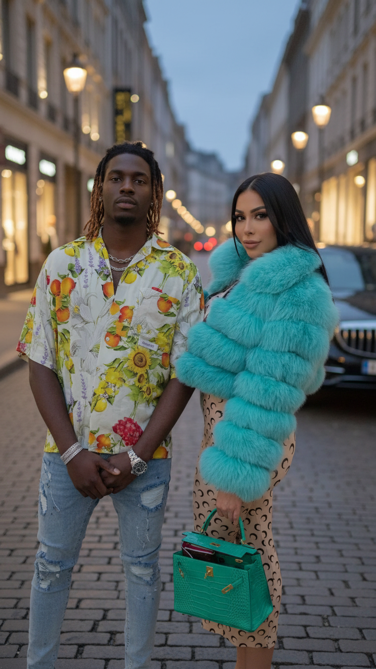 Faux fur women's short jacket with lapel and long sleeves, stylish winter outerwear by Short Jacket with Lapel.