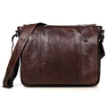 Genuine Leather Men's Crossbody Shoulder Bag