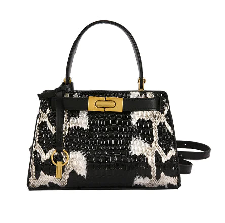 Crocodile Pattern Handbag and Crossbody Bag