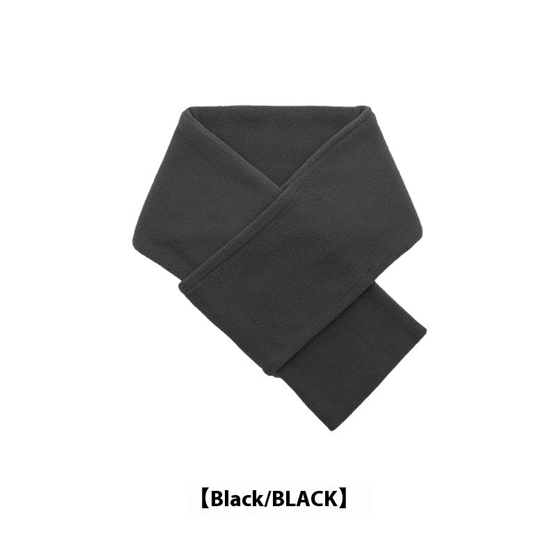 Autumn And Winter Warm Scarf Fashion Simple Solid Color Men's Polar Fleece Urban Haloo