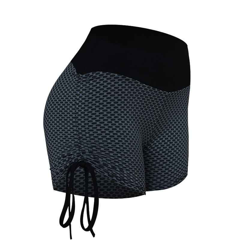 Stylish Ladies Mesh Honeycomb Yoga Shorts