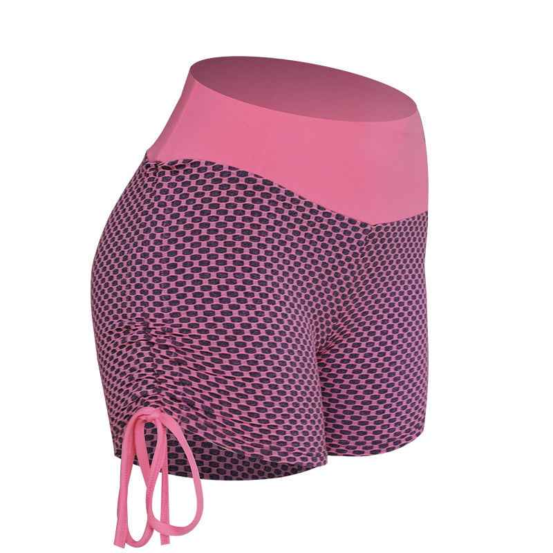 Stylish Ladies Mesh Honeycomb Yoga Shorts