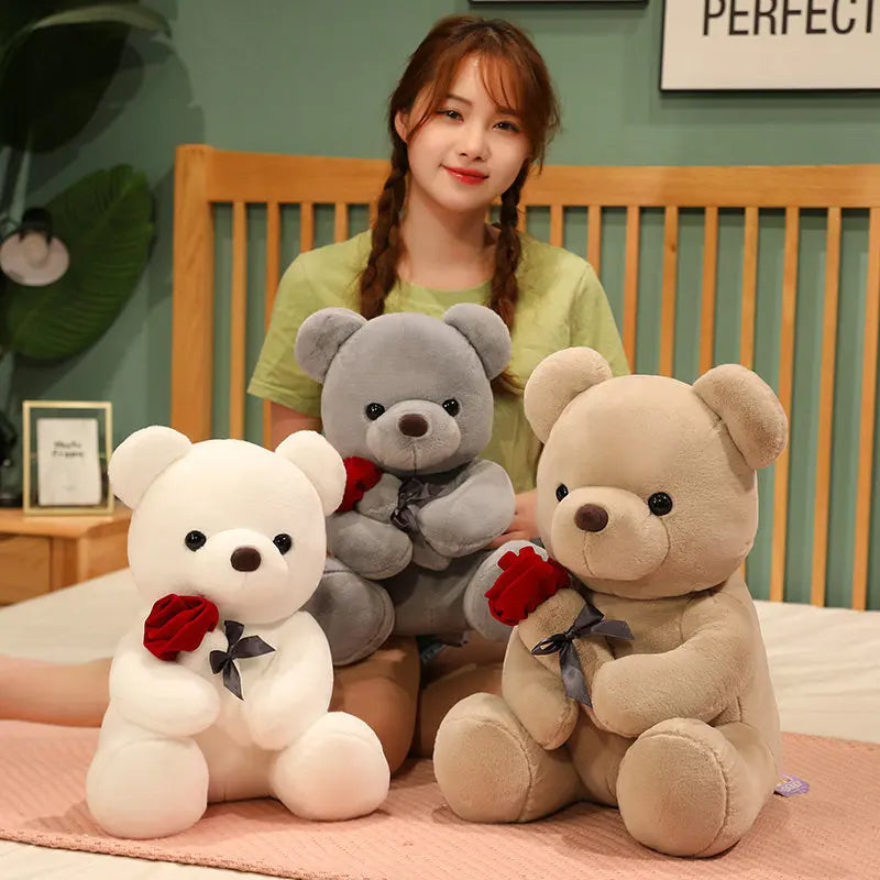 Lovely Hug Roses Teddy Bear Urban Haloo