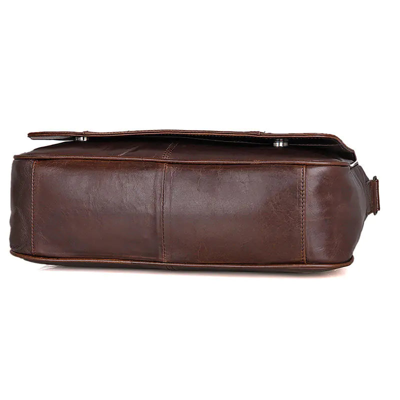 Genuine Leather Men's Crossbody Shoulder Bag